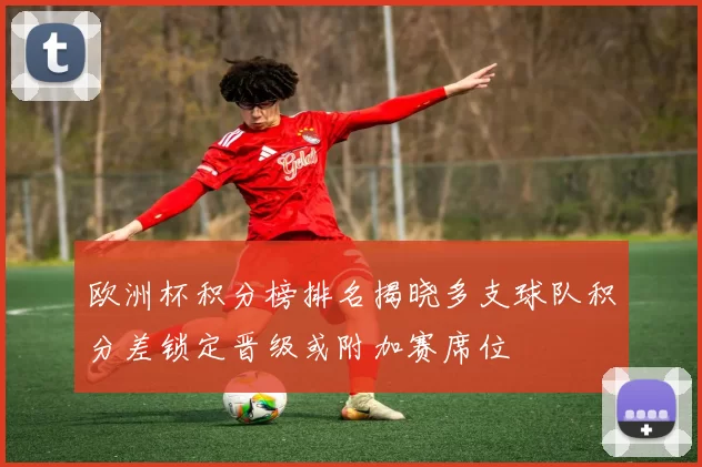 欧洲杯积分榜排名揭晓多支球队积分差锁定晋级或附加赛席位